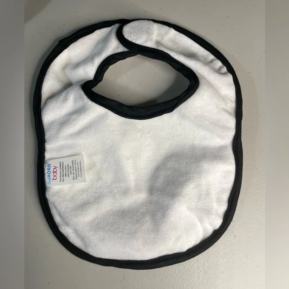 Baby Bib Panda Smithsonian National Zoological Park AURORA WORLD Bib Baby 🆕 BIB